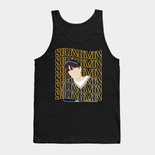 Stray Kids Seungmin Tank Top by hallyupunch